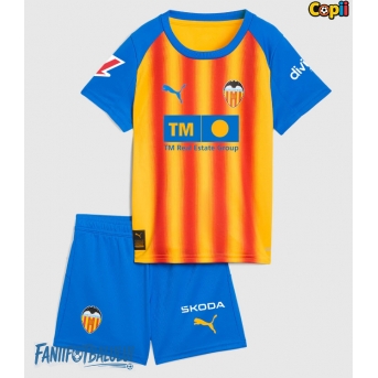 Valencia Echipament de Fotbal Replică 2025-26 Copii Treilea (+ Șorturi)